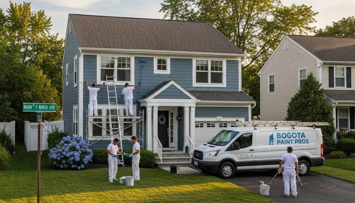 Professional house painters in Hoboken NJ providing expert residential exterior painting services