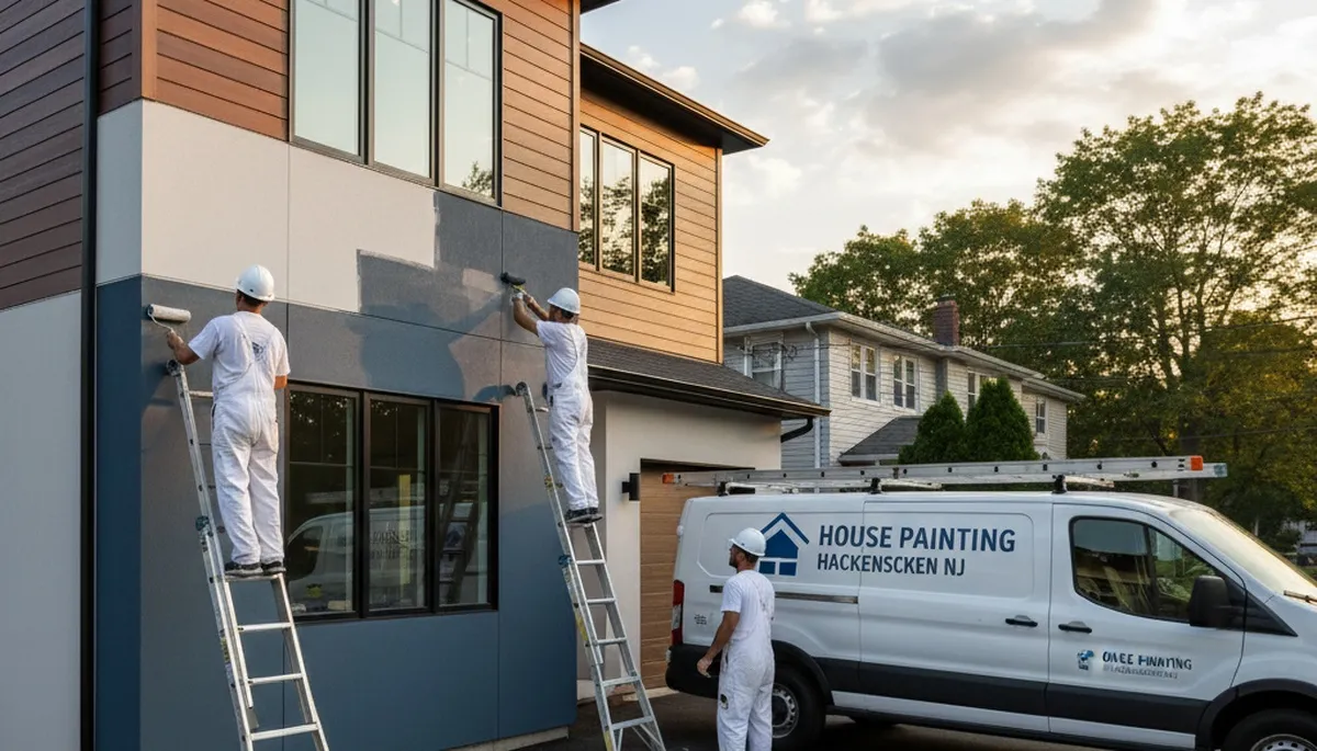 Professional house painters in Hoboken NJ providing expert residential painting services