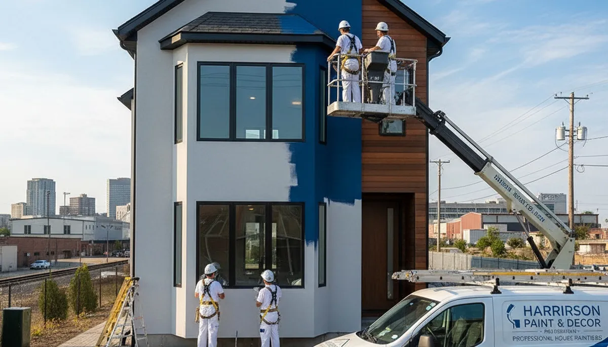 Professional house painters in Hoboken NJ providing expert exterior and interior painting services