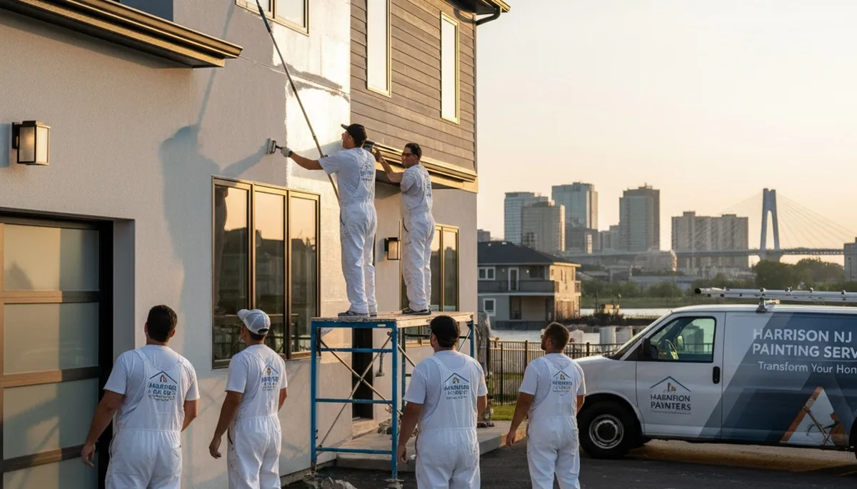 Professional house painters in Hoboken NJ providing expert residential exterior painting services