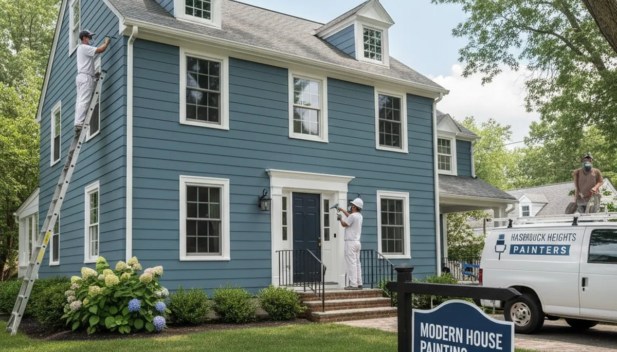 Professional house painters in Hoboken NJ providing expert exterior and interior painting services