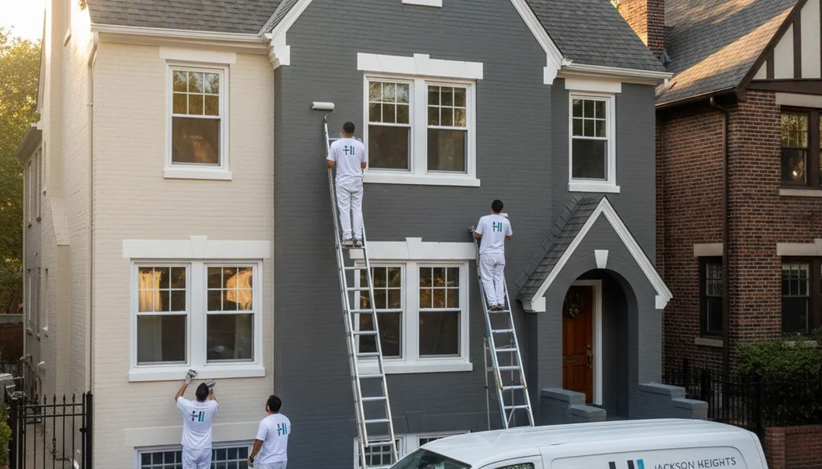 Professional house painters in Hoboken NJ providing expert residential exterior painting services