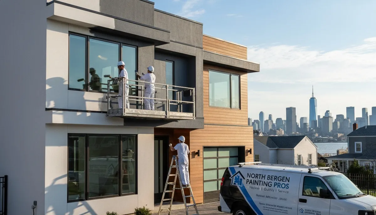 Professional house painters in Hoboken NJ providing expert residential exterior painting services