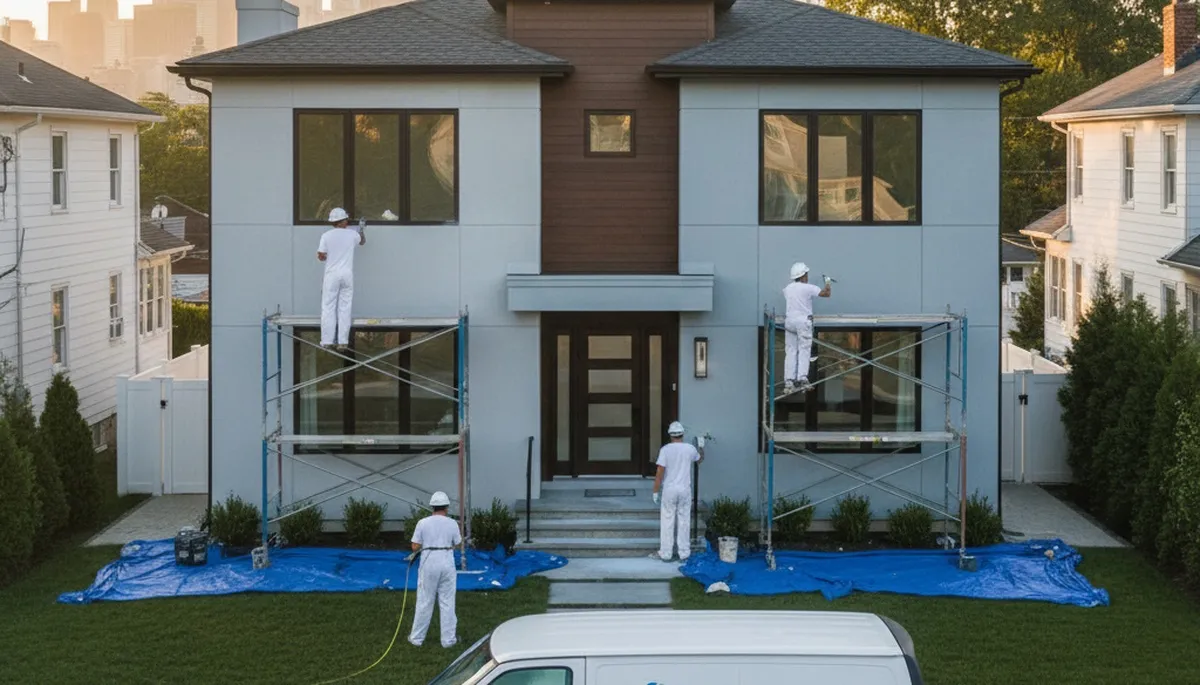 Professional house painters in Hoboken NJ providing expert exterior and interior painting services