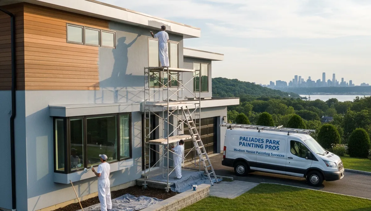 Professional house painting service in Hoboken NJ by paintershobokennj.com exterior home painters