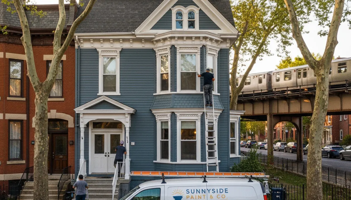 Professional house painters in Hoboken NJ providing expert residential exterior painting services