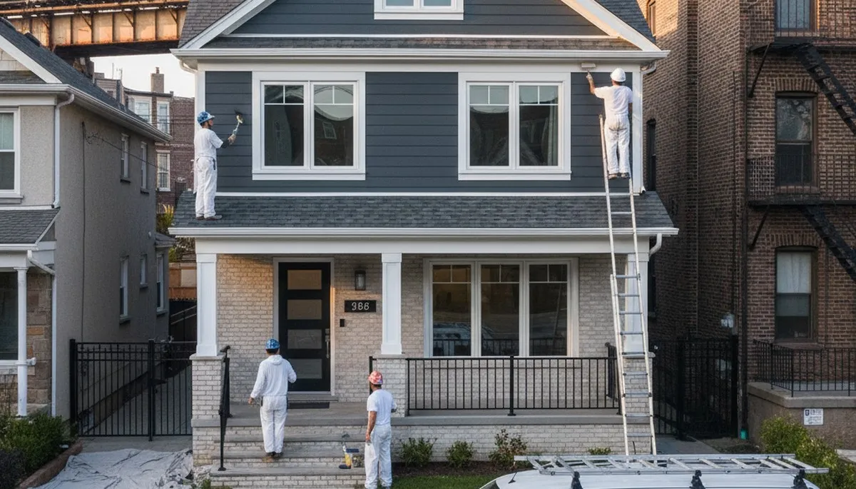 Professional house painters in Hoboken NJ providing exterior and interior home painting services